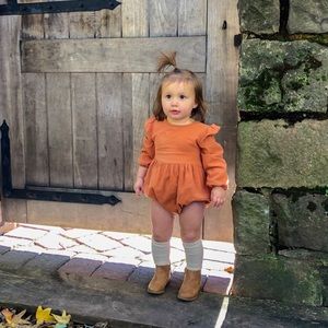 Fall Romper Toddler Girl